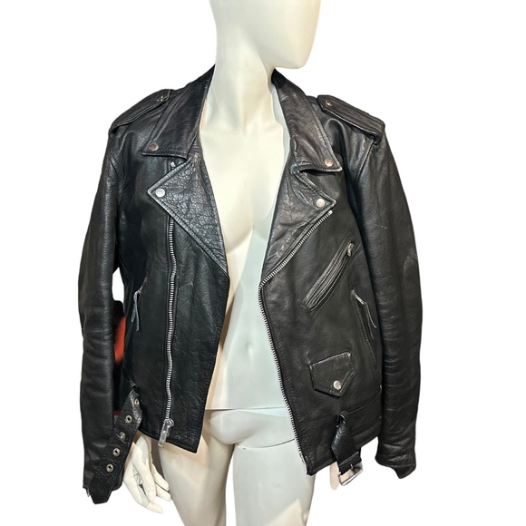 * Protech Leather Apparel Men’s Leather Jacket * - Picture 6 of 11